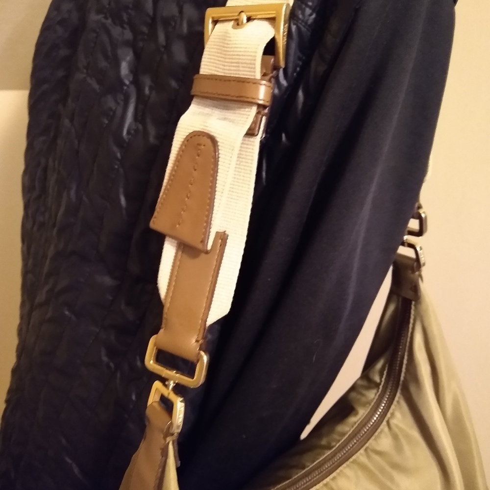 Auth Prada Tessuto Bag, awesome! Leather & Nylon - Picture 6 of 8